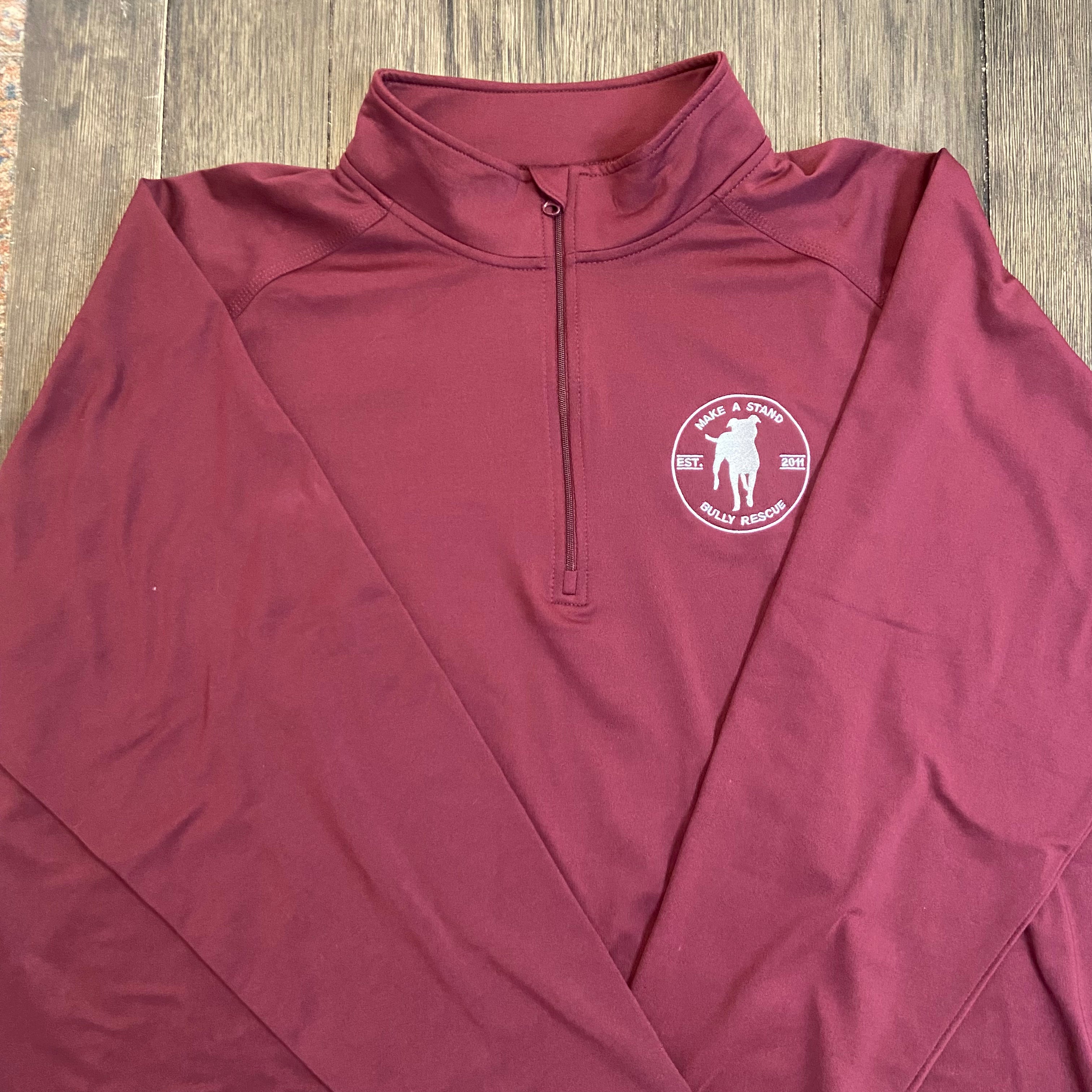 Maroon Quarter Zip