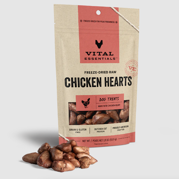 Freeze Dried Chicken Hearts