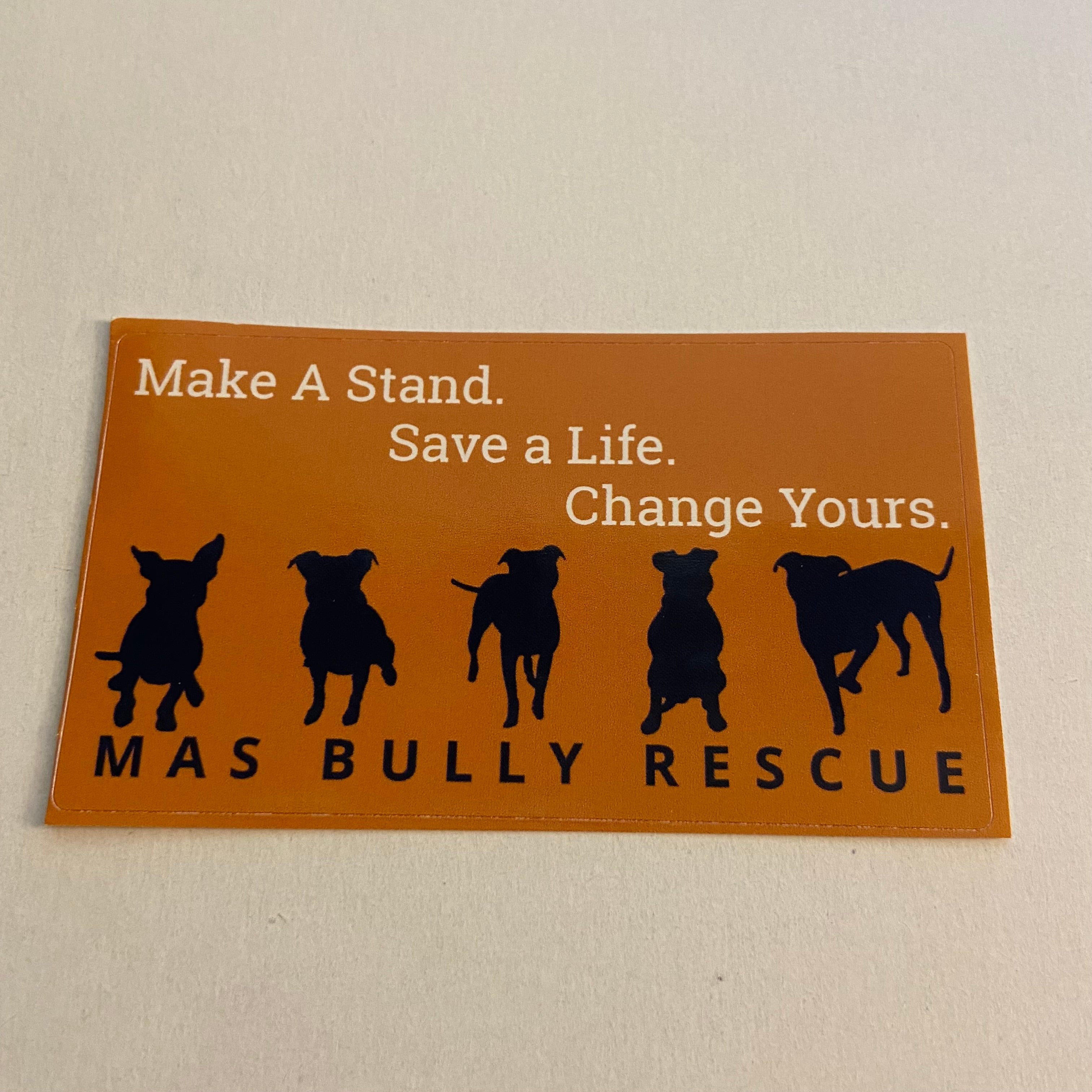 Make A Stand Sticker- yellow